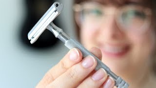 Shaving With A Safety Razor  Ladies Guide [upl. by Bartlett]