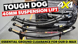 DMAX gets a Tough Dog 40mm suspension lift  4X4 Australia [upl. by Alliber]