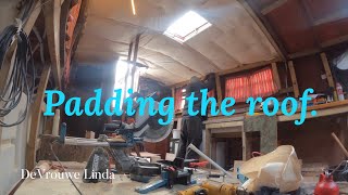 Battening and insulating the ceiling [upl. by Loveridge]