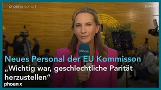 Neue Gesichter in Brüssel Claudia Davies zum neuen Spitzenpersonal der EUKommission  170924 [upl. by Coucher]