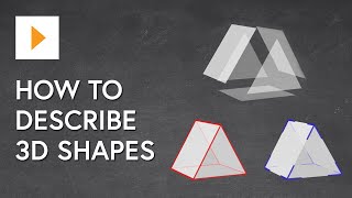 How To Describe 3D Shapes [upl. by Sinnal450]