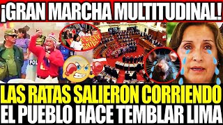 🔴EN VIVO  GRAN MARCHA MULTITUDINAL EN LIMA CONTRA LA GENOCIDA BOLUARTE Y EL CONGRESO CORRUPTO [upl. by Jedediah]