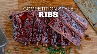 Competition Style Smoked St Louis Ribs [upl. by Nus]