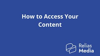 How to Access and Complete Content on Relias Media [upl. by Tartaglia]