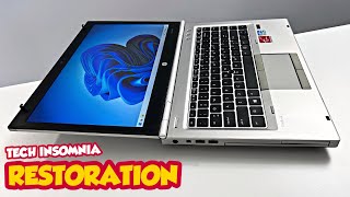 HP EliteBook 8470p SSD Upgrade  ASMR Restoration [upl. by Underwood345]