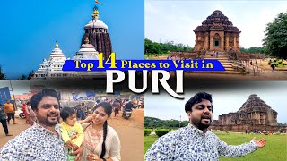 Top 14 Places to visit in Puri  Timings Tickets and all Tourist places Puri Odisha [upl. by Yrrac]