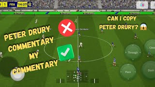 Trying to copy Peter Drury  efootball 25 gameplay  evillius1593 [upl. by Anohs]