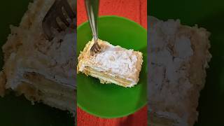 Millefeuille millefeuille sweet dessert delicious yummy tasty foodshorts [upl. by Aramas]