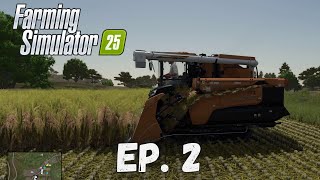 NO uses esta COSECHADORA para ARROZ en Farming Simulator 25  FS25 HP EP 2 [upl. by Uis305]