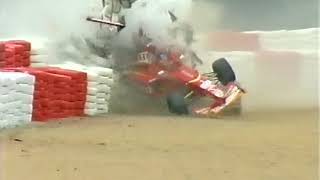 Jacques Villeneuves Crash At The 1998 Belgium Grand Prix Qualifying [upl. by Alicul]