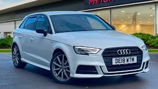 Used Audi A3 15 TFSI CoD Black Edition Sportback Euro 6 ss 5dr  Motor Match Crewe [upl. by Tudor886]