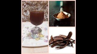 CAROB Kharoub JUICE Ala KREAZHOW TO MAKE CAROB JUICEطريقة عمل عصير الخروب [upl. by Donadee]