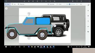 How to Model  Draw the quotJeep Wranglerquot in Paint 3D  Simply Draw Cars [upl. by Nnaillij98]