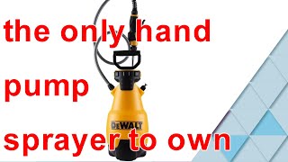 the best manual hand pump sprayer from DeWalt [upl. by Izawa485]