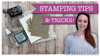 ✨7 Surprising Stamping Tips and Tricks to INSTANTLY improve your card making ✨ [upl. by Eentroc]