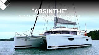 2017 Fountaine Pajot Saba 50 quotAbsinthequot For Sale with The Yacht Sales Co Incorp MHS [upl. by Rosmarin]