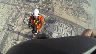 Climbing to the Top of the Burj Khalifa The Worlds Tallest Building  BehindtheScenes [upl. by Tessa]