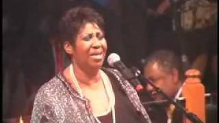 ARETHA FRANKLIN SINGSPT IV ALBERTINA WALKERS FUNERAL [upl. by Ellenig]