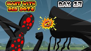 Giant With Red Dots vs Day 17  Monster Animation [upl. by Schwenk140]