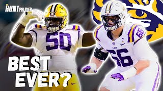 LSU BEST Offensive Line EVER  Strong Returners Help Rank OL 1 [upl. by Ailina]