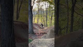 Dirt jumps in Greensburg KYdirtjumpsfunmountainbike [upl. by Oza]