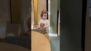 Christmas surprise baby girls reaction christmas viralvideoBabyGirl Memories ￼ [upl. by Allehc619]