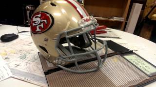 Custom 49ers Helmet [upl. by Treharne]