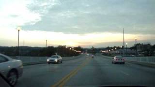 13th Street Bridge Between Columbus Georgia and Phenix City Alabama Sunset 9232009 [upl. by Prud532]