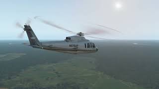 Xplane 11 sikorsky short flight [upl. by Zipporah309]