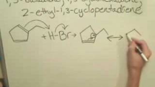 Electrophilic Addition Reactions with Conjugated Dienes [upl. by Icken]