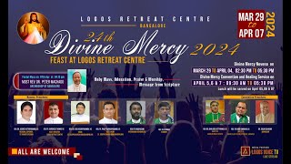 Divine Mercy Novena Day 5  02 April 2024  Logos Retreat Centre [upl. by Onaicnop]