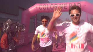 Color me rad Nantes  la course la plus colorée du monde [upl. by Dolley]