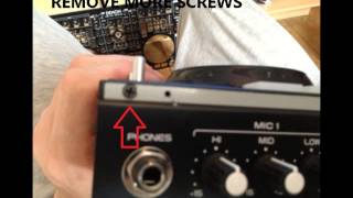 How to replace a Denon MC6000 Fader Easy to follow steps [upl. by Eem]