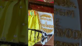 Haldi Function ❤️ trending subscribe recipe shorts wedding cake [upl. by Hutchinson]