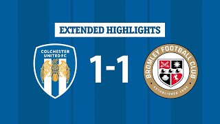 Extended Highlights  Colchester United 11 Bromley [upl. by Delahk397]