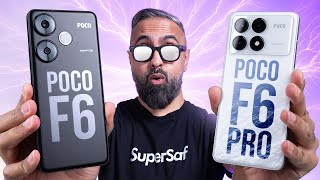 POCO F6 vs POCO F6 Pro Unboxing  Which Should You Buy [upl. by Rollet]