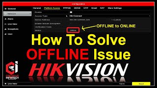 How To Solve HIKVISION OFFLINE Issue  Hikvision OFFLINE to ONLINE  HikConnectDevice shows offline [upl. by Sixela]