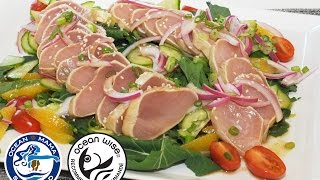 Ocean Wise BC Albacore Tuna Tataki Recipe [upl. by Anitnamaid665]