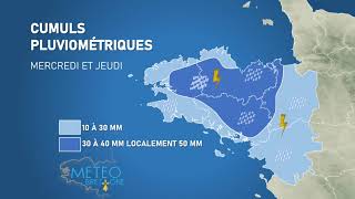 Pluies et orages dès ce mercredi 12 août [upl. by Caitrin]