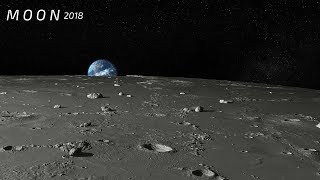 Moon  Close Up View  Real Sound HD [upl. by Lehcin124]