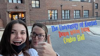 University of Kansas Dorm Tour 2022  Corbin Hall [upl. by Doralynne106]