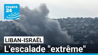 Entre le Liban et Israël lescalade quotextrêmequot • FRANCE 24 [upl. by Cand866]