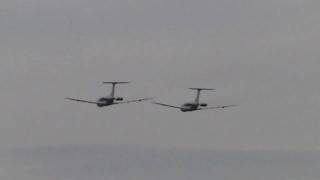 Formation of two VC10s on their final flight [upl. by Niltac725]