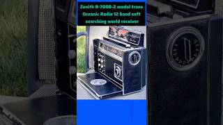 vintage receiver Zenith r70002 trans Oceanic model 12 band Soft searching radiooldradio youtube [upl. by Powder]