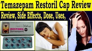 Restoril Sleeping Pills  Temazepam 30 mg Review  Uses Side Effects Dose Restoril in Pregnancy [upl. by Erin]