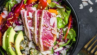 Ahi Tuna Salad Recipe [upl. by Fried]