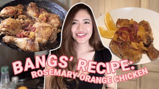 Cooking Time Rosemary Orange Chicken  Bangs GarciaBirchmore [upl. by Cortney]