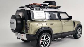 New 2024 Land Rover Defender 110  Iconic British offroad SUV  Miniature [upl. by Lehcim433]