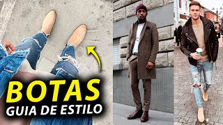 COMO USAR BOTA MASCULINA com ESTILO no Dia a Dia Guia de Dicas [upl. by Skilken578]