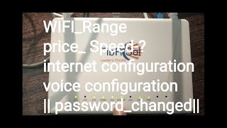 FibersolFibR SoL Router WIFIRANGEPRICESPEED InternetVoice Configuration WIFI PASSWORD CHANGE [upl. by Means]